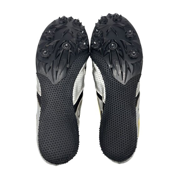 Nike Livestrong Mens Shoes Size 12 Silver Yellow Black Track Field Sprint Spikes - Picture 14 of 16